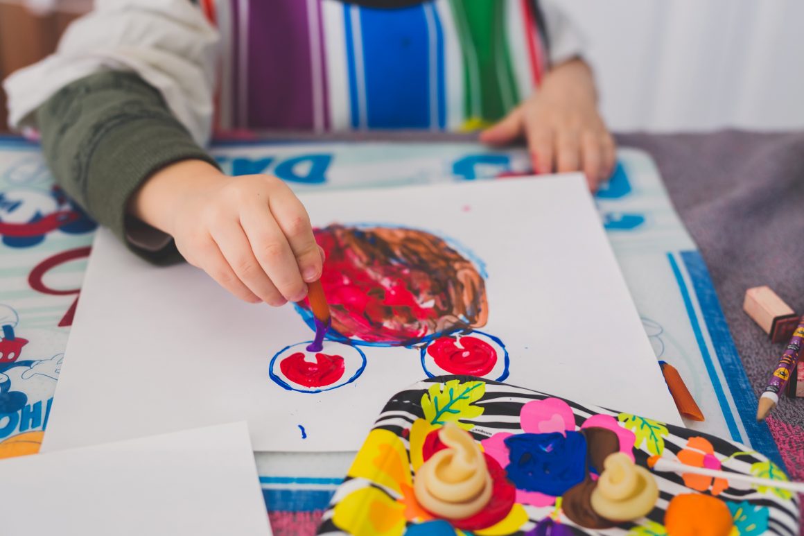 Epcot-Inspired Festival of the Arts, Messy Mickey Art, Magic for Miles, Wonderful Wednesday, Toddler Painting