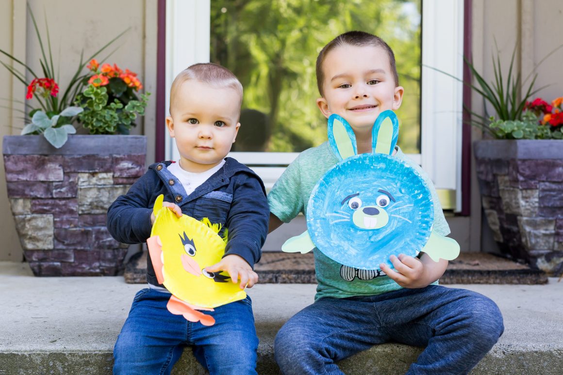DIY Ducky and Bunny Paper Plate Craft Toy Story 4, Toy Story 4 Craft, Magic for Miles