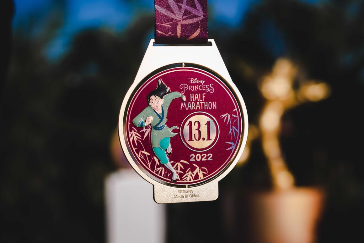 disney princess half marathon medal 13.1